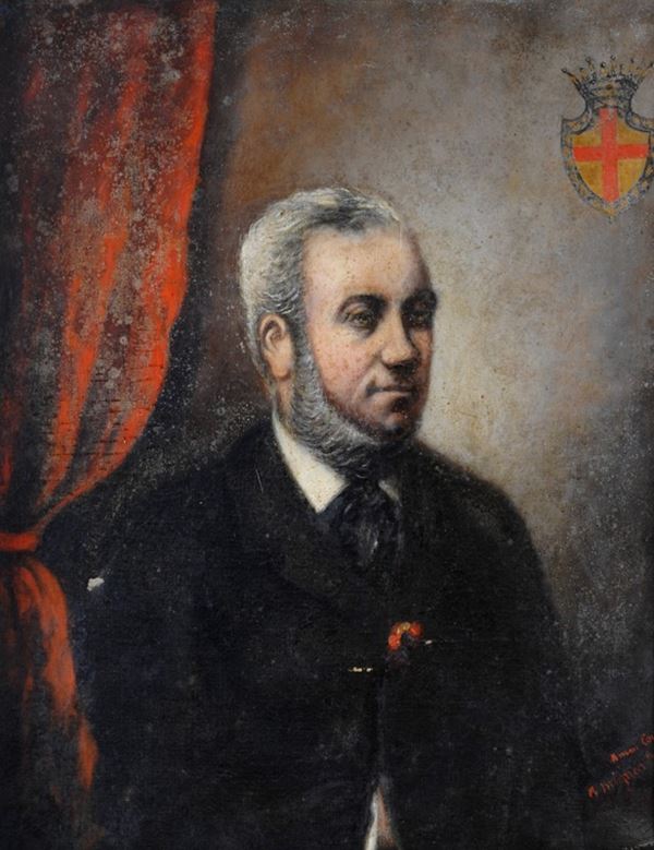 Scuola Francese, XIX sec. - Manly portrait