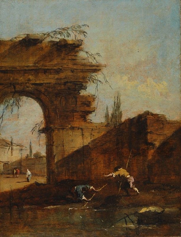 Francesco Guardi - Lotto Composto da Quattro Capricci