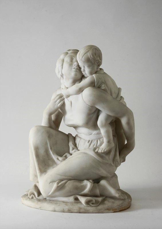 Mario Moschi - Madre con figlio