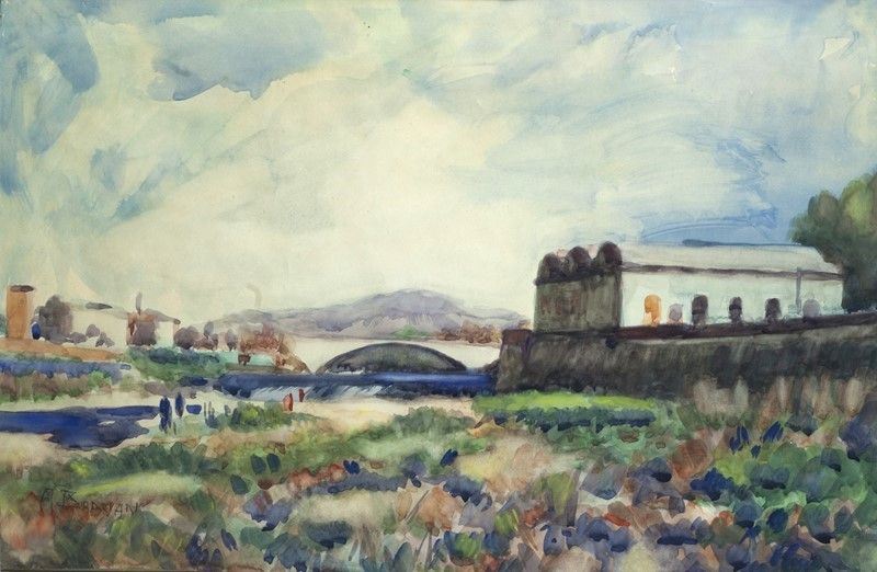 Alfredo Bonciani - La Pescaia di San Niccolò