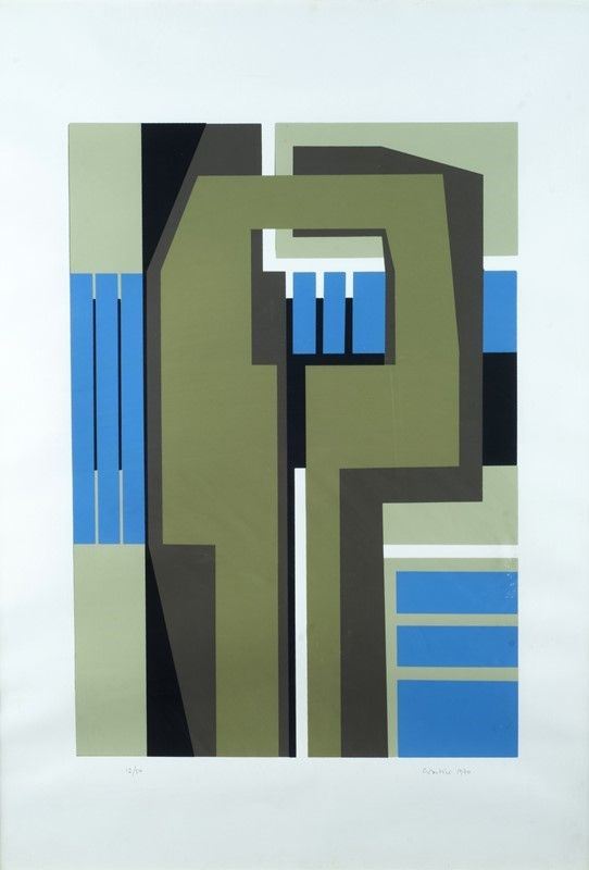 Gualtiero Nativi : Senza titolo  (1970)  - Litografia - Asta GRAFICA ED EDIZIONI - Galleria Pananti Casa d'Aste