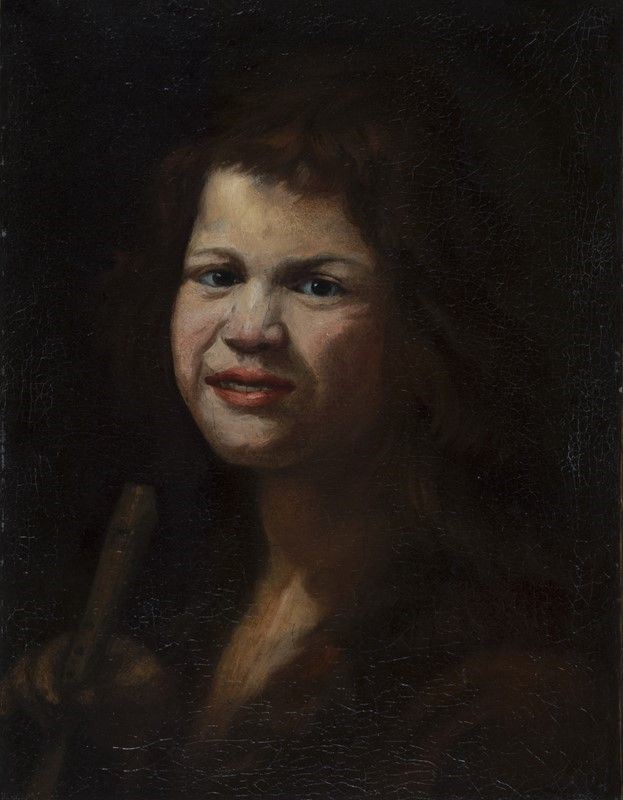 Scuola Olandese, XVII Sec. - Flautista