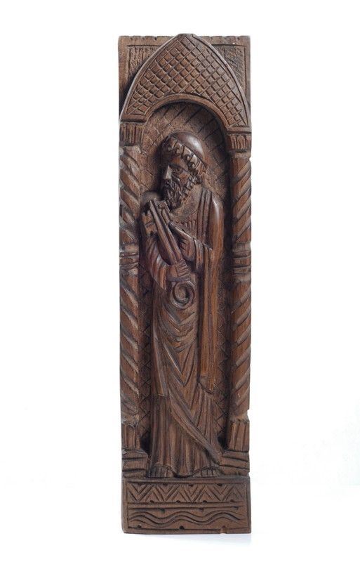 Santo  - Scultura in legno - Asta House sale - Da un'importante collezione napoletana - Galleria Pananti Casa d'Aste