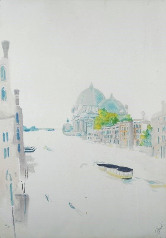 Renato Borsato : Veduta Veneziana  - Auction GRAFICA ED EDIZIONI - Galleria Pananti Casa d'Aste