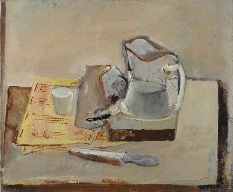 Valerio Adami - Oggetti Scompagni, Natura Morta