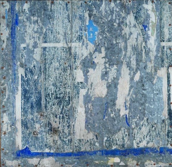 Raymond Hains : Senza titolo  (1980)  - Decollage su lamiera - Auction Arte moderna e contemporanea - III - Galleria Pananti Casa d'Aste