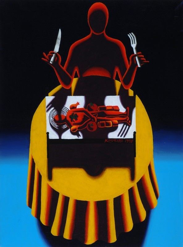 Mark Kostabi - Dinner Guest