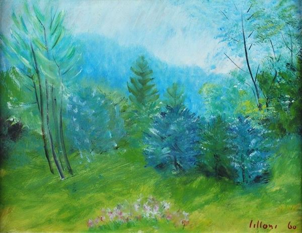 Umberto Lilloni - Paesaggio di montagna