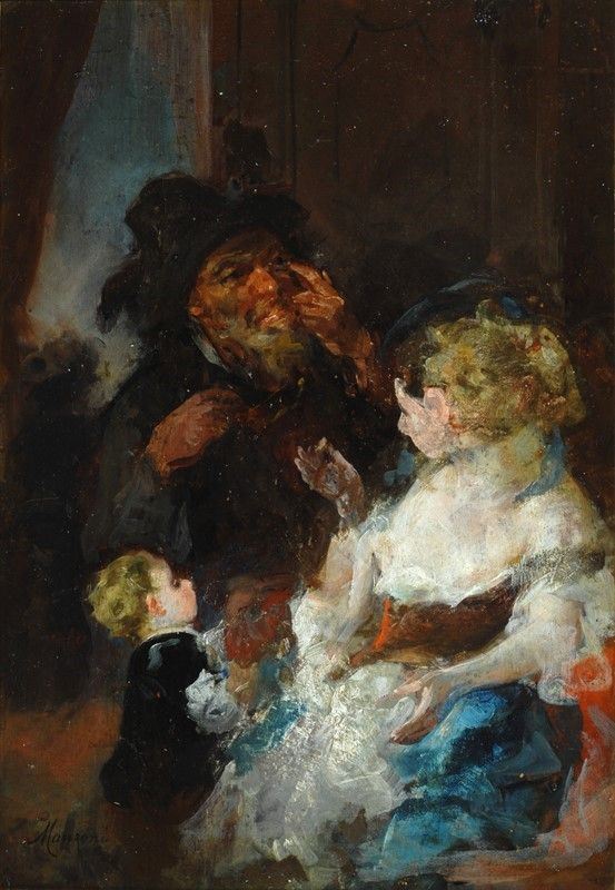 Ignacio Manzoni - Tre Figure in Costume