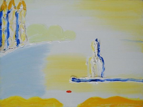 Virgilio Guidi : Bacino San Marco  - Olio su tela - Asta Arte moderna e contemporanea - III - Galleria Pananti Casa d'Aste