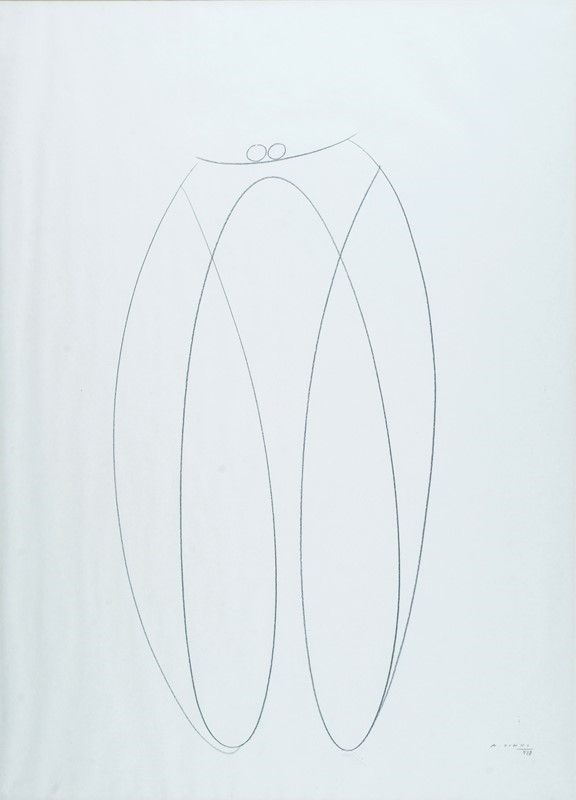 Alberto Viani : Senza titolo   (1978)  - Matita su carta - Auction Arte moderna e contemporanea - III - Galleria Pananti Casa d'Aste