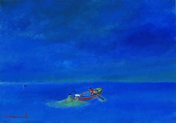 Giovanni Omiccioli - Pesca di polpi