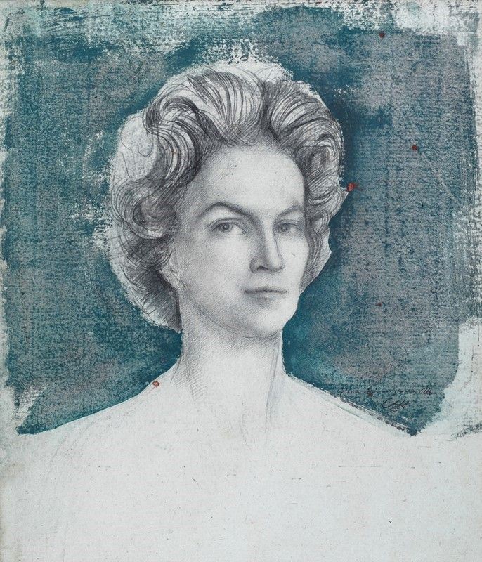 Pietro Annigoni - Ritratto di Donna