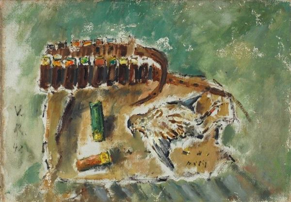 Filippo de Pisis : Natura morta  (1942)  - Olio su tela - Asta Arte moderna e contemporanea - III - Galleria Pananti Casa d'Aste