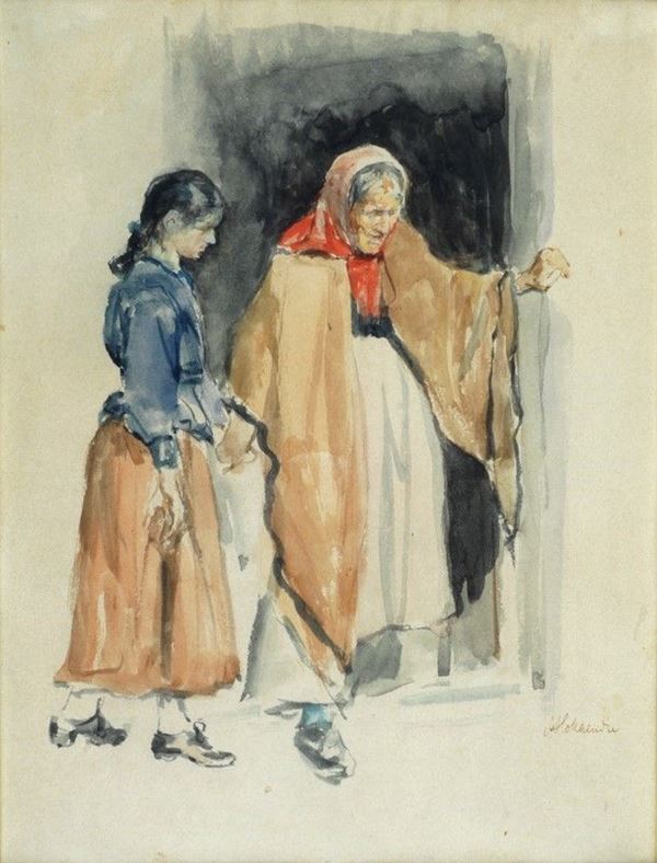 Alfonso Hollaender - Nonna e nipote