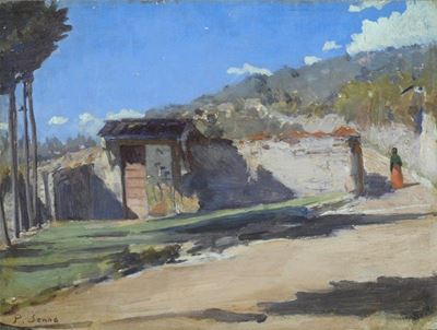 Scorcio di Strada di Campagna