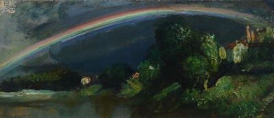 Paesaggio con Arcobaleno