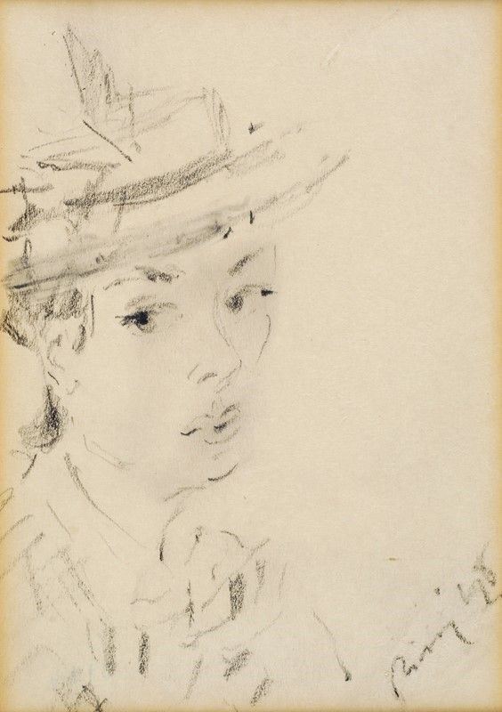 Filippo De Pisis - Ritratto di Donna