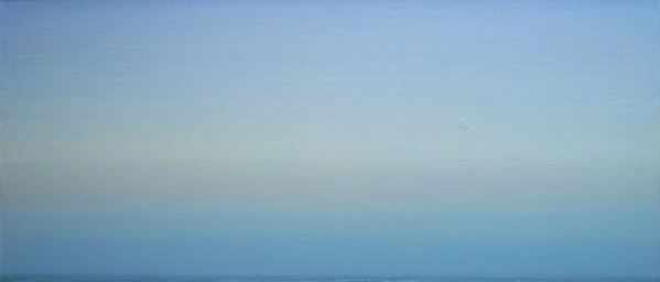 Piero Guccione : Ricordo di Taormina  (2010)  - Olio su tela - Asta Arte moderna e contemporanea - III - Galleria Pananti Casa d'Aste