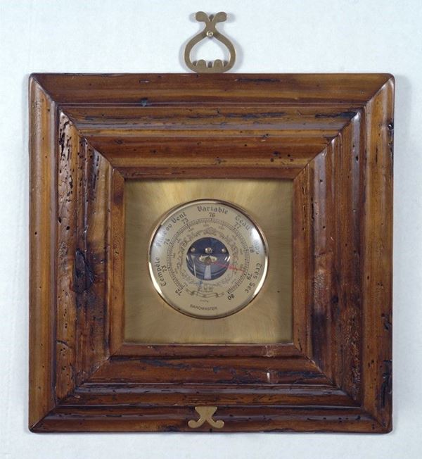 Barometro entro cornice in legno
