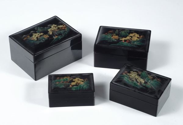 Quattro scatole   - Auction ANTIQUES - Galleria Pananti Casa d'Aste
