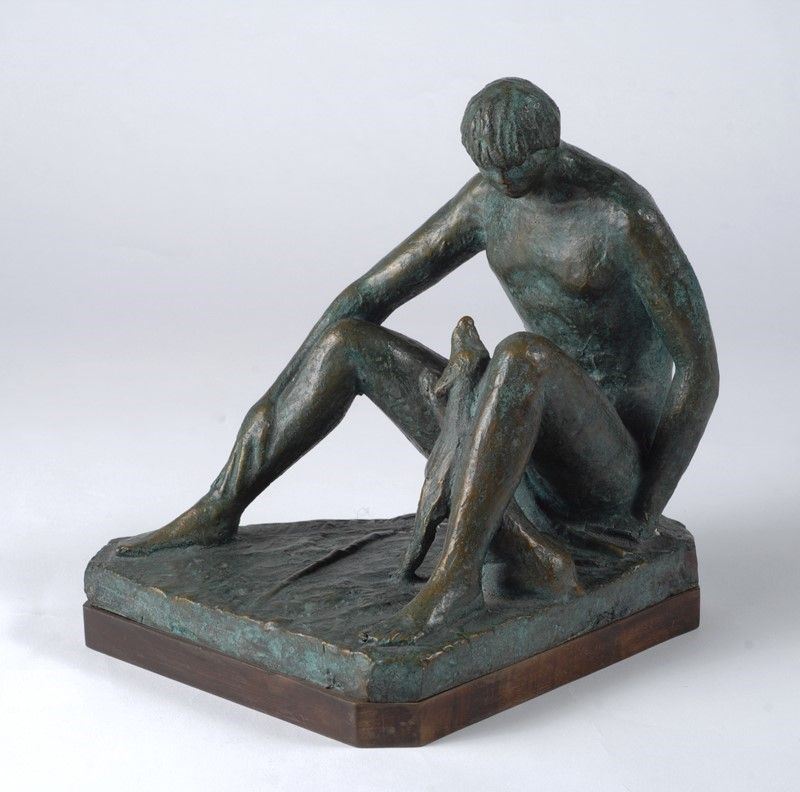Antonio Cappelletti - Figura con Cane