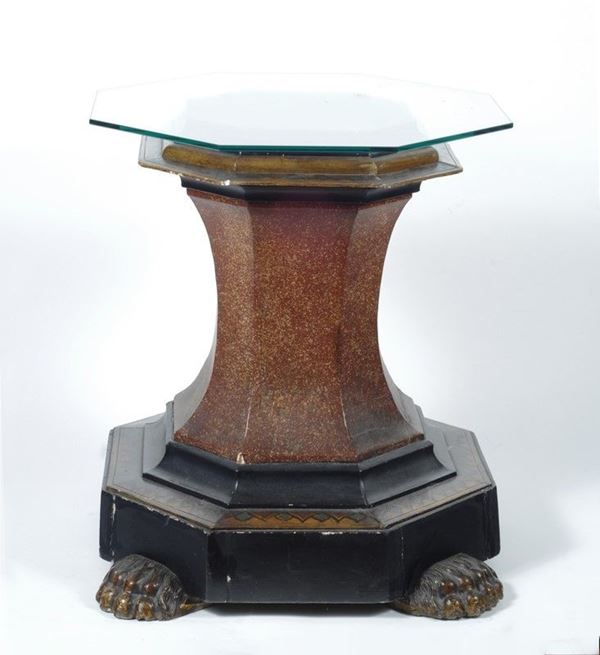 Base ottagonale  - Auction Antiquariato - I - Galleria Pananti Casa d'Aste