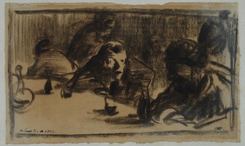 Pietro Annigoni - Coppia di Disegni