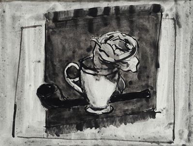 Rosa con Pipa e Tazza