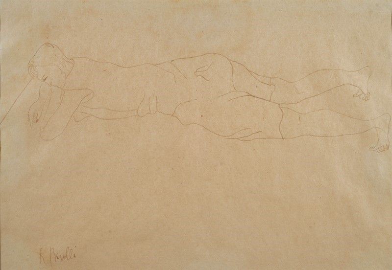 Renato Birolli - Figura Sdraiata