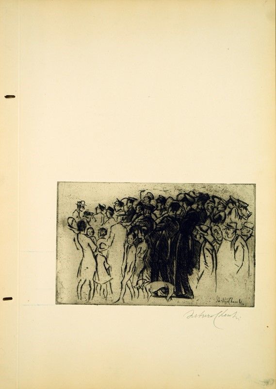 Arturo Checchi - Arturo Checci - "ai Giardini di Perugia"