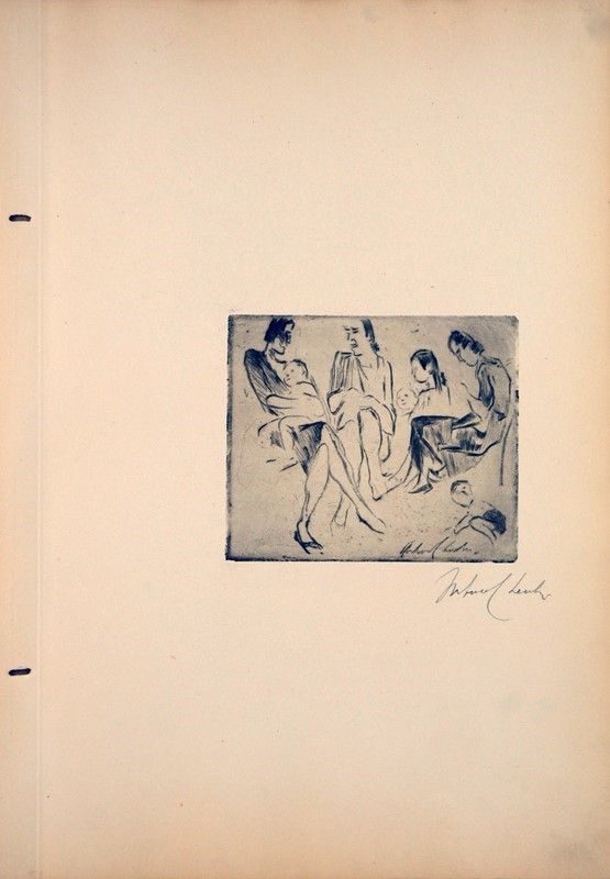 Arturo Checchi - Arturo Checci - "ai Giardini di Perugia"
