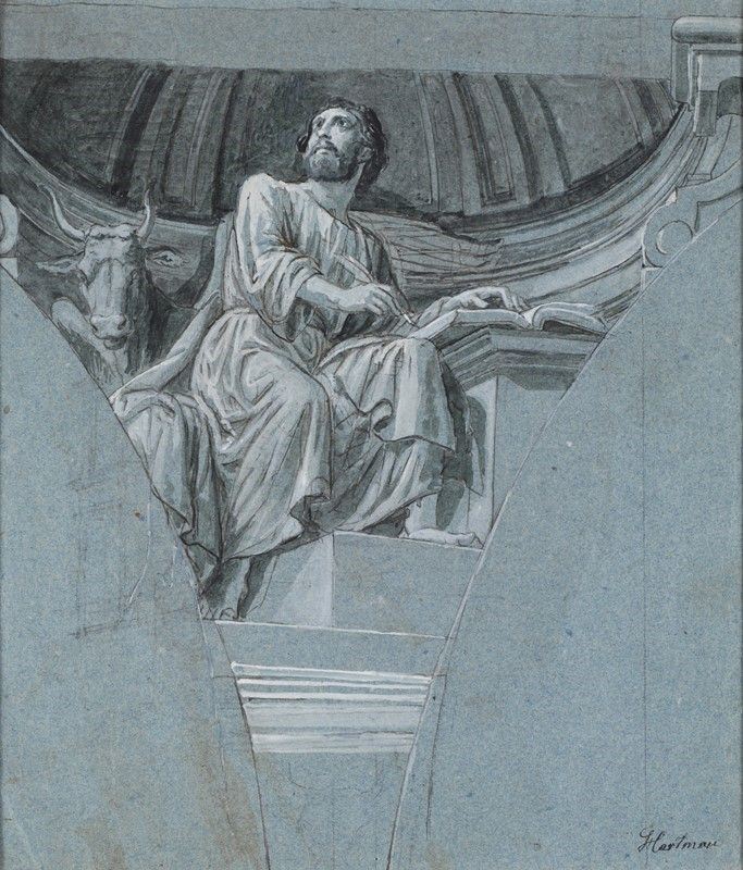 Anonimo, XIX Sec. - San Luca Evangelista