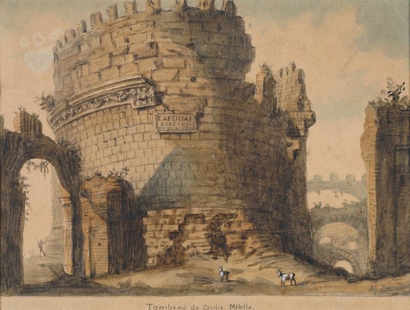 Anonimo, XIX Sec. - Tombeau De Cecilia Metella