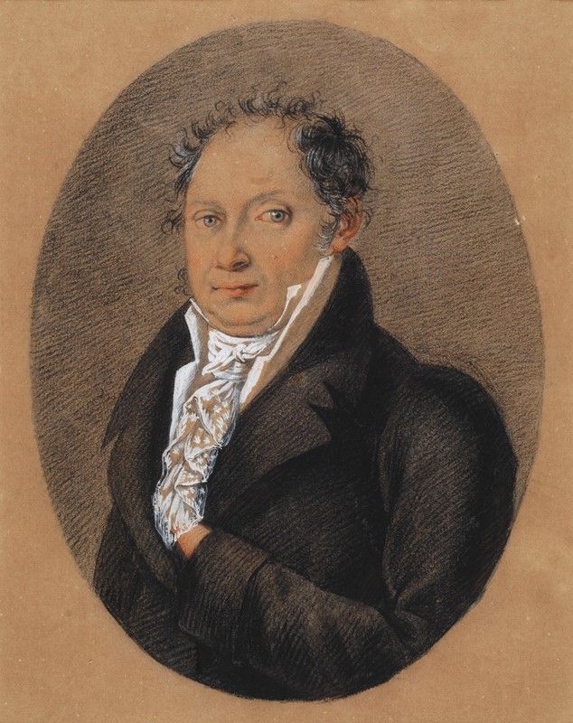 Anonimo, XIX Sec. - Coppia di Ritratti