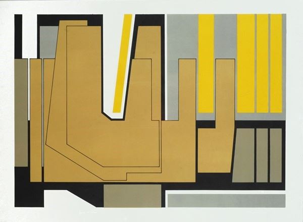 Gualtiero Nativi : Senza titolo  (1974)  - Serigrafia a colori - Asta GRAFICA ED EDIZIONI - Galleria Pananti Casa d'Aste