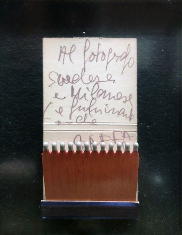 Raymond Hains : Saffa Magenta  (1970)  - Auction Arte Moderna e Contemporanea - III - Galleria Pananti Casa d'Aste