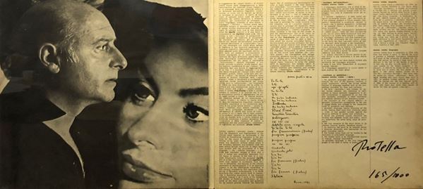 Mimmo Rotella : Poemi fonetici 1949-75  - es: 165/1000 - Asta Arte moderna e contemporanea - III - Galleria Pananti Casa d'Aste