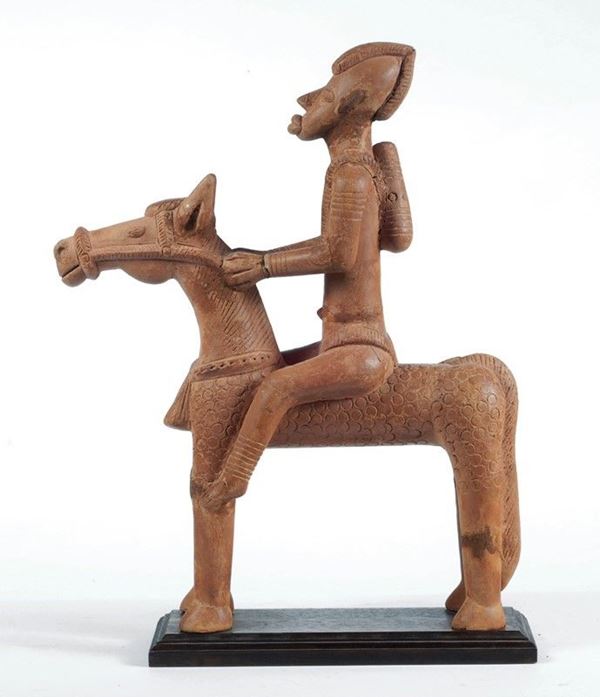 Cavallo e cavaliere  - Terracotta - Auction STORART - I - Galleria Pananti Casa d'Aste
