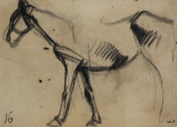 Arturo Checchi - Studio per cavallo