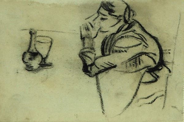 Arturo Checchi - Donna che beve