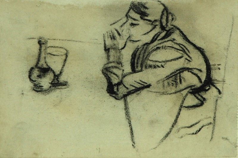 Arturo Checchi - Donna che Beve