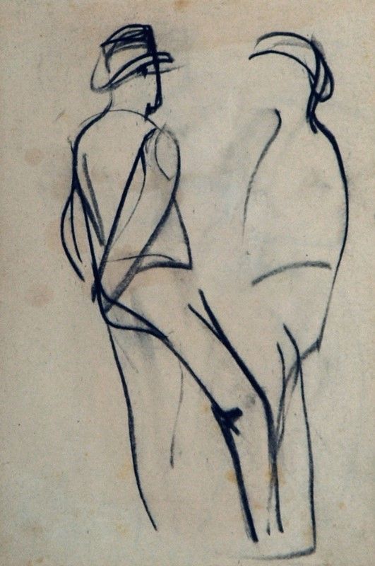 Libro Contenente 27 Disegni Arturo Checchi - "vita di Paese"