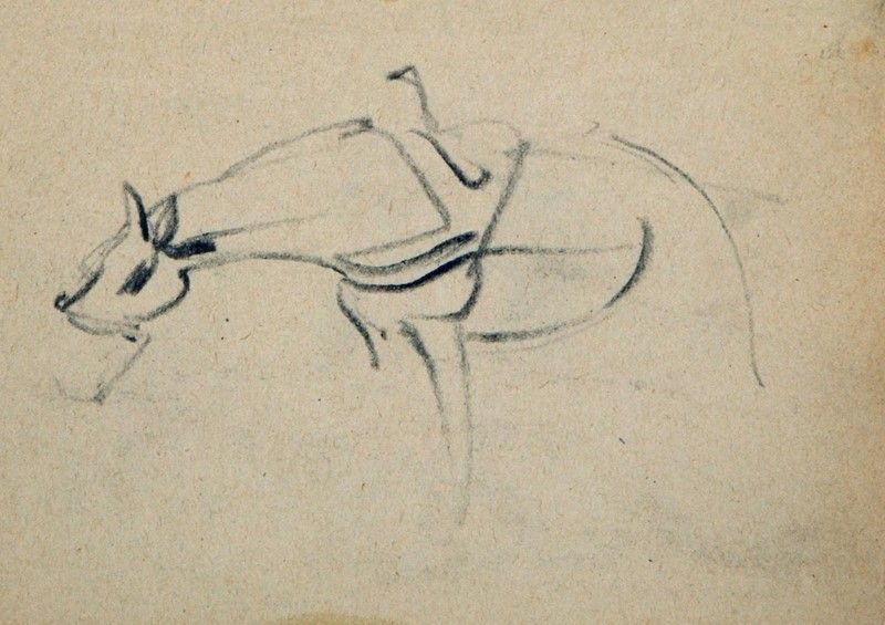 Libro Contenente 27 Disegni Arturo Checchi - "vita di Paese"