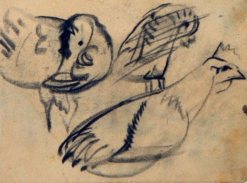 Libro Contenente 27 Disegni Arturo Checchi - "vita di Paese"