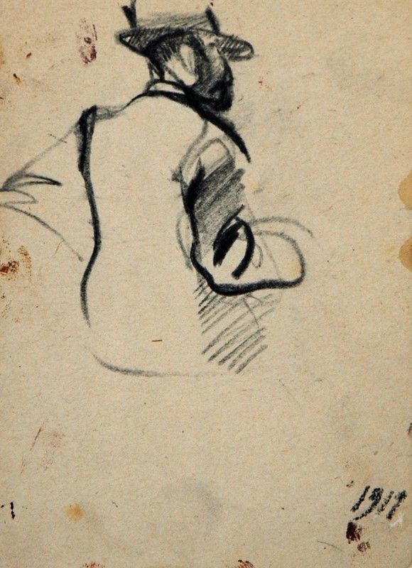 Libro Contenente 27 Disegni Arturo Checchi - "vita di Paese"