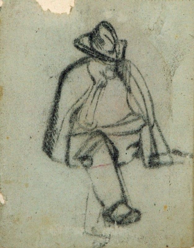 Libro Contenente 27 Disegni Arturo Checchi - "vita di Paese"