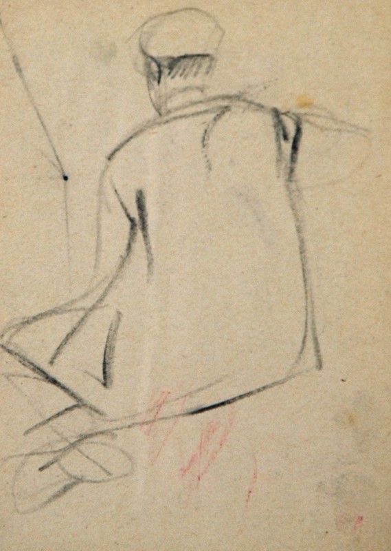 Libro Contenente 27 Disegni Arturo Checchi - "vita di Paese"