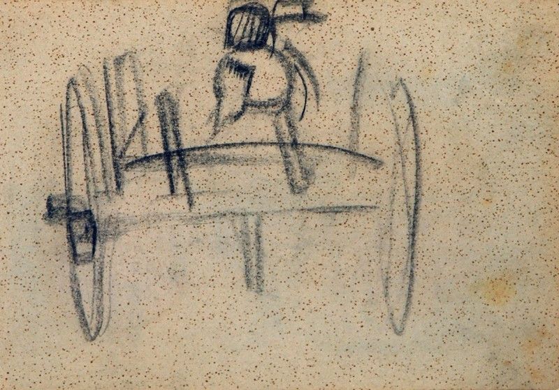 Libro Contenente 27 Disegni Arturo Checchi - "vita di Paese"