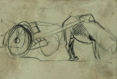 Studio di Cavallo con Carro